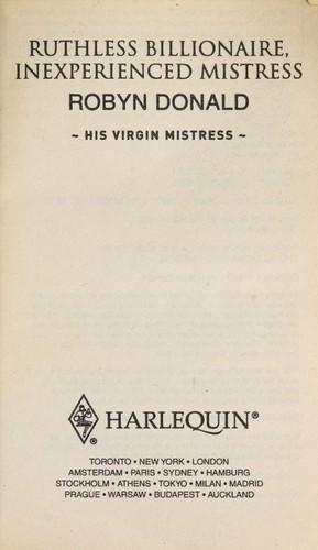 Cover of Ruthless Billionaire, Inexperienced Mistress