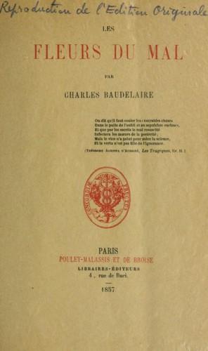 Cover of Les fleurs du mal